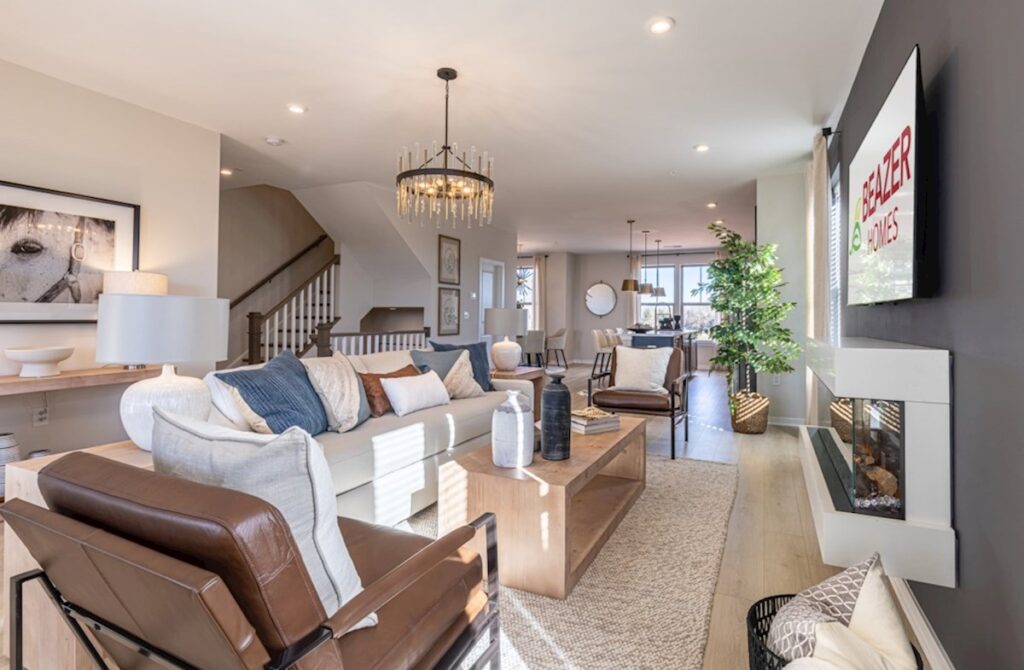 custom Lighting in an open space